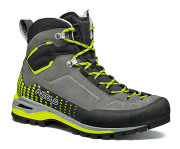 FRENEY EVO MID LTH GV - Men's-8-GRAPHITE/GREEN LIME-ASOLO USA